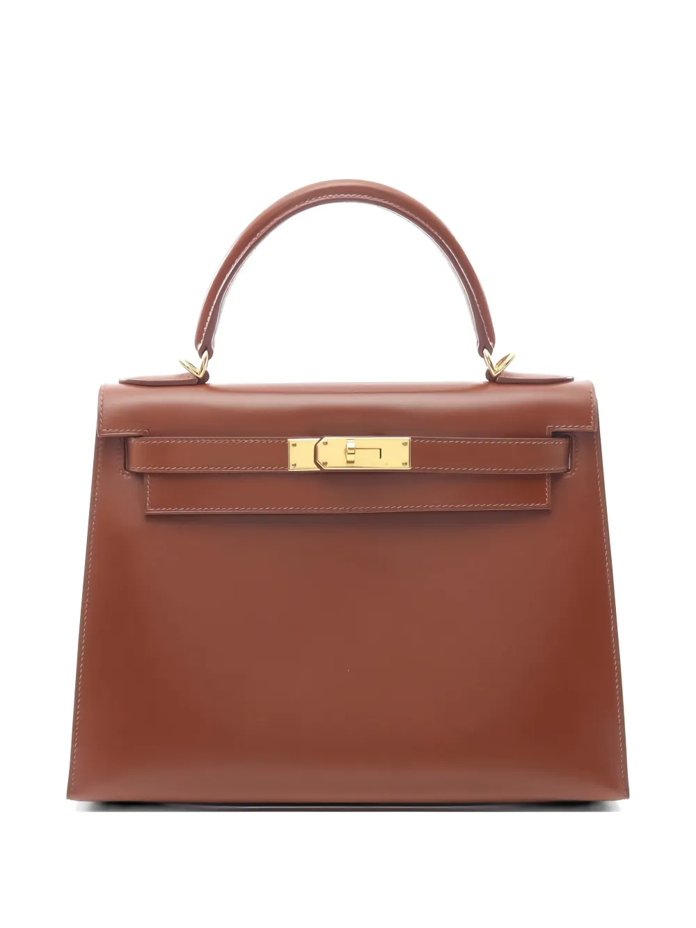 Hermès Pre-Owned 2001 top handle leather handbag - Marrone