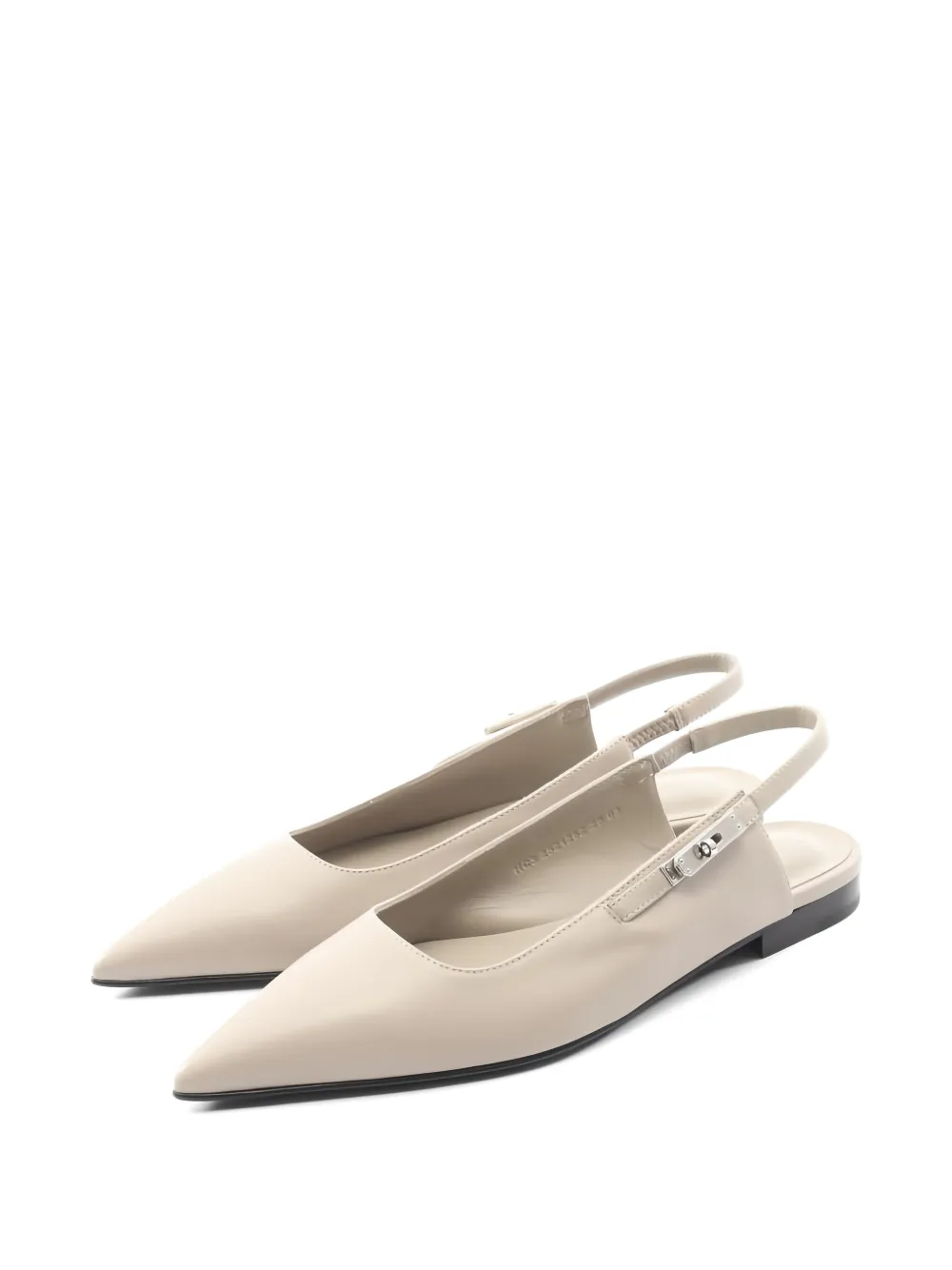 Hermès Pre-Owned 2020s slingback flat pumps - Nude