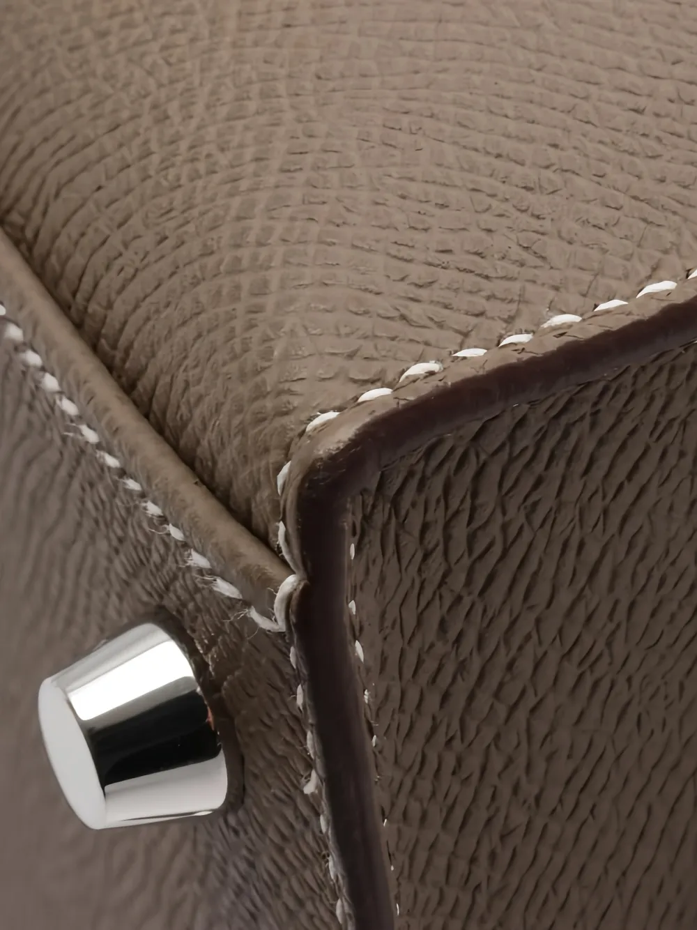 2025 Kelly Leather Handbag