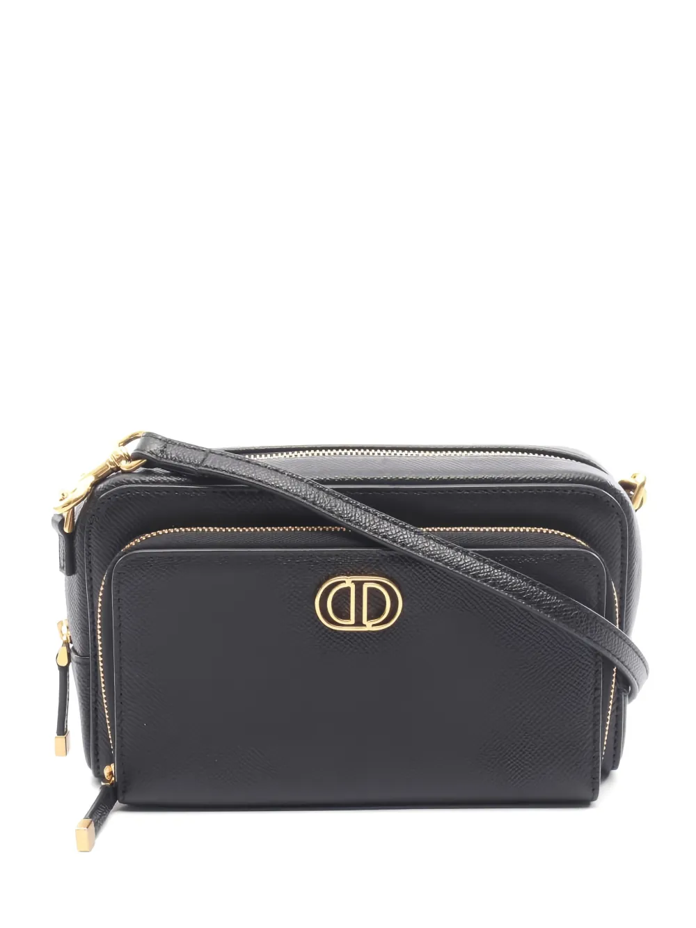 Christian Dior Pre-Owned 2010s Caro double pouch shoulder bag - Nero