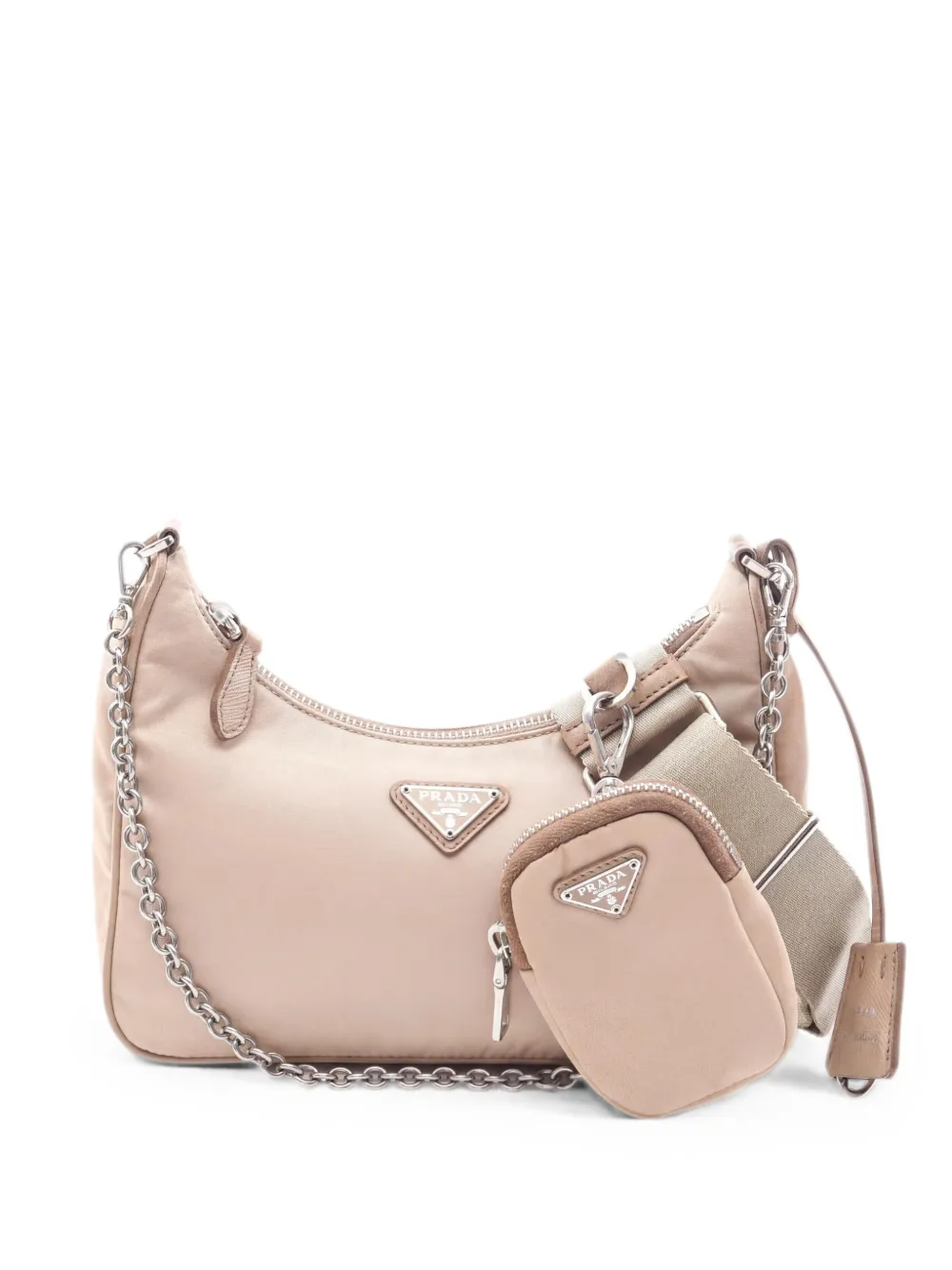 Prada Pre-Owned Borsa a spalla Re-Edition 2005 anni 2000 - Toni neutri