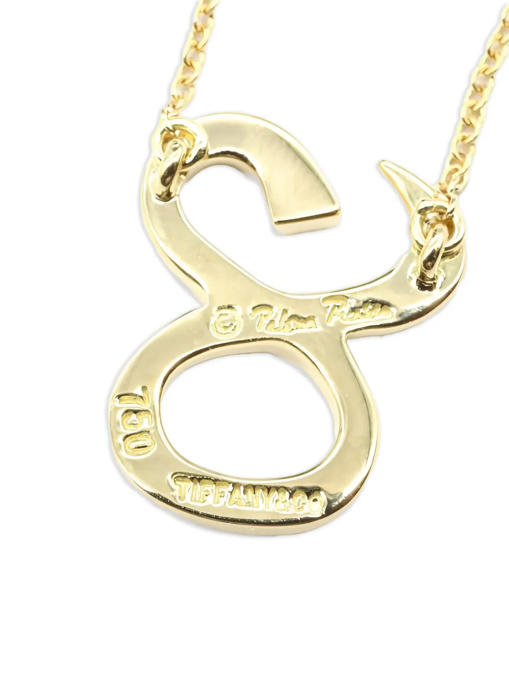 2010s Graffiti Love Necklace