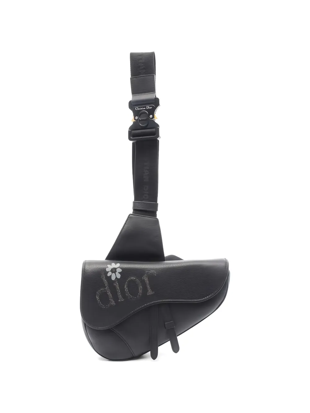 Christian Dior Pre-Owned Saddle body bag - Black
