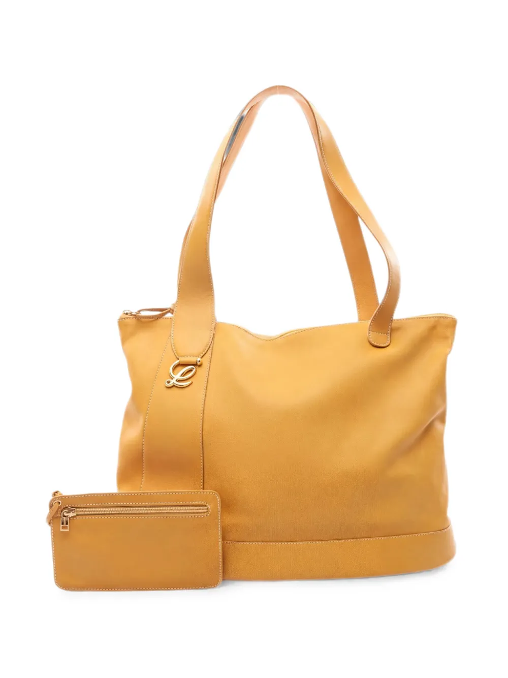 Loewe Pre-Owned 2000s leather tote bag - Giallo