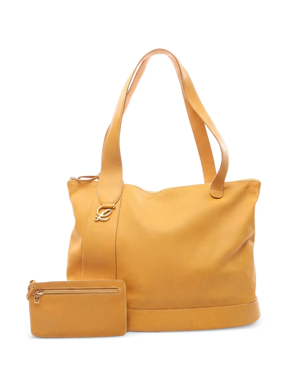 Loewe Pre-Owned 2000s leather tote bag - Gelb