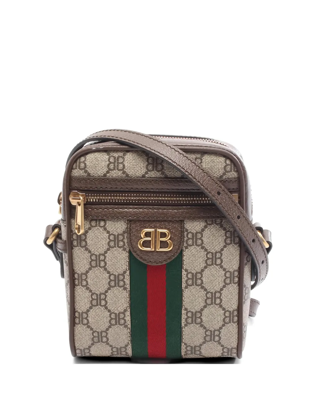 Balenciaga Pre-Owned x Gucci 2010s Hacker Project shoulder bag - Toni neutri