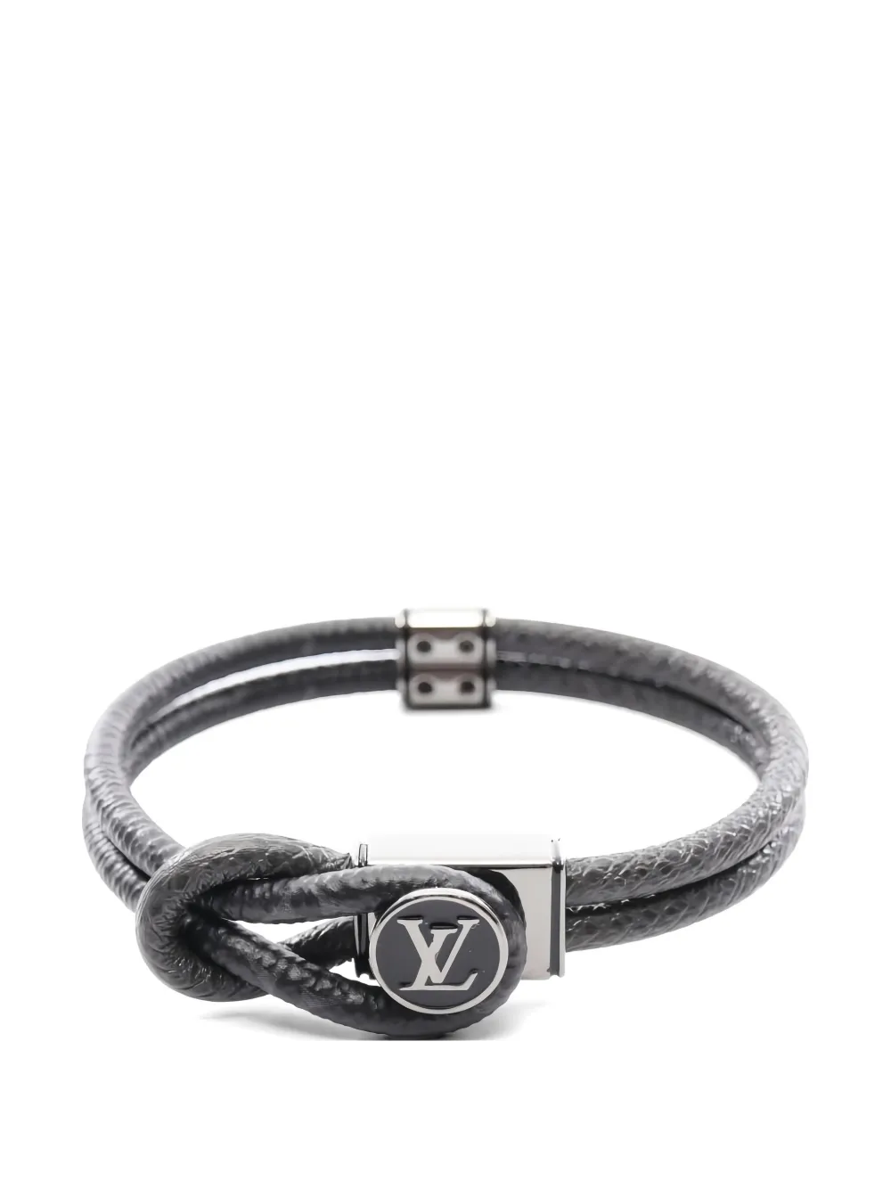 Louis Vuitton Pre-Owned Bracciale Loop It con logo 2023 - Argento