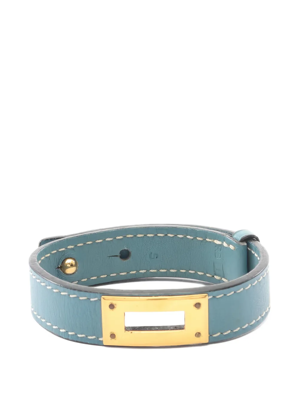 Hermès Pre-Owned Bracciale Kelly in pelle 2005 - Oro