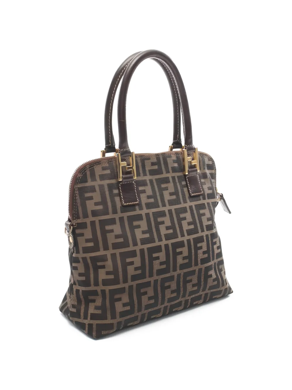 Fendi Pre-owned 2010s Zucca-pattern Tote Bag - Brown 