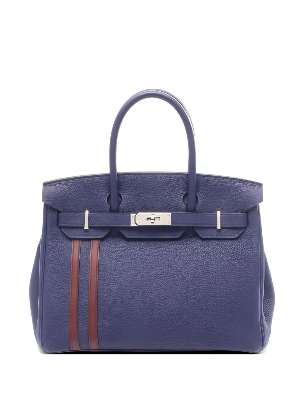 Hermès Pre-Owned 2019 30 Officier Birkin handbag - Blau