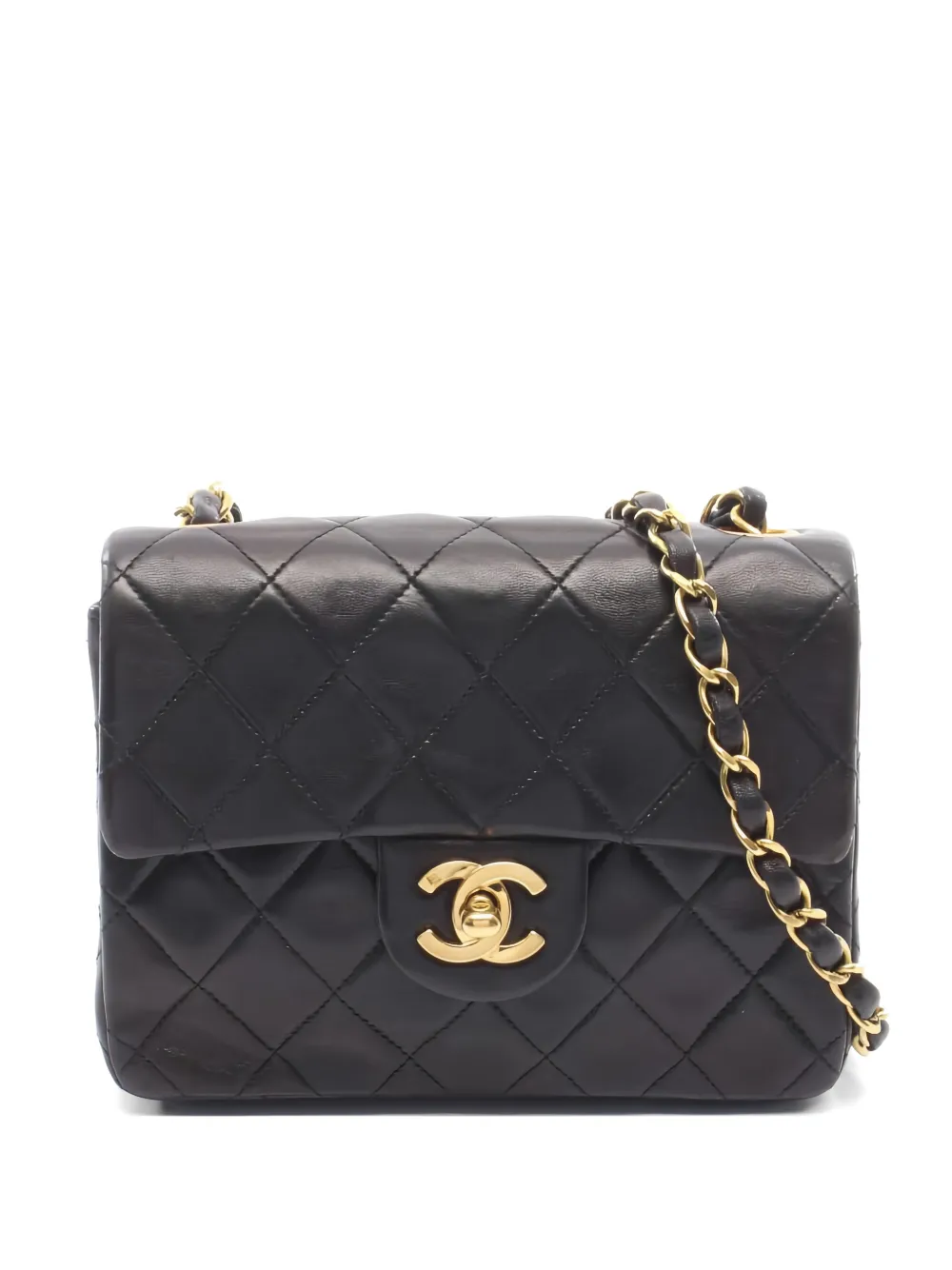 CHANEL Pre-Owned 1994-1996 mini matelasse chain shoulder bag - Nero