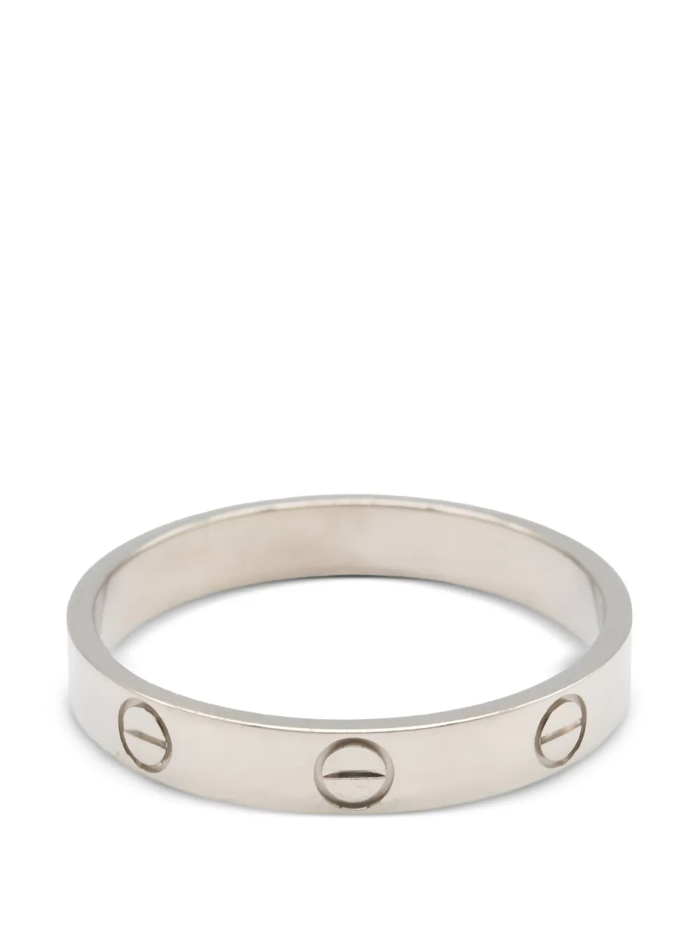Cartier 2010s mini Love Ring engraved ring - Argento
