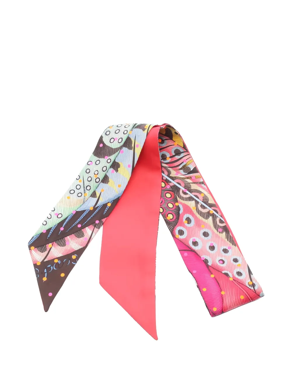 Hermès Pre-Owned Foulard con stampa anni 2000 - Marrone