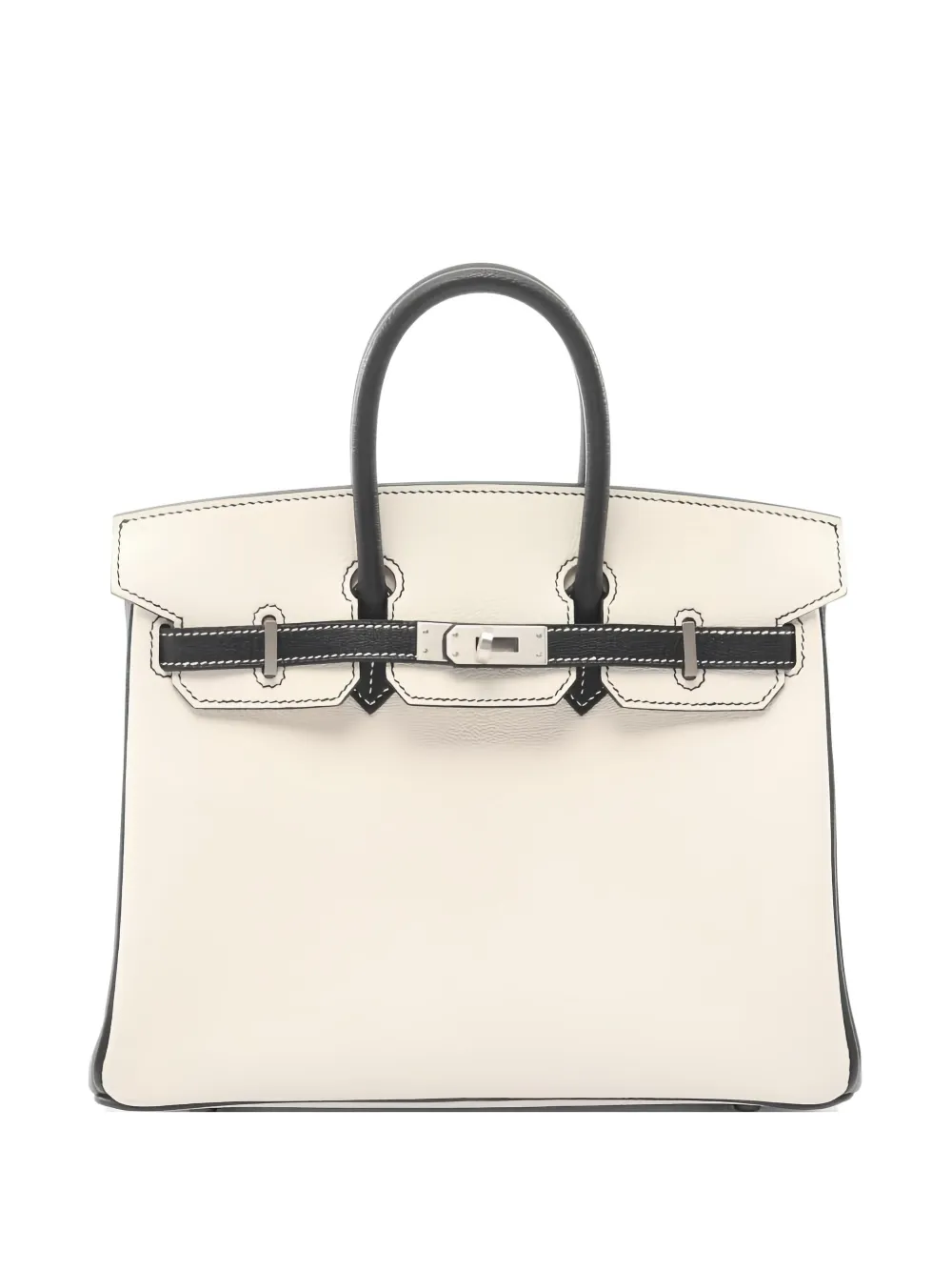 Hermès Pre-Owned 2025 25 Birkin bicolor tote bag - Toni neutri