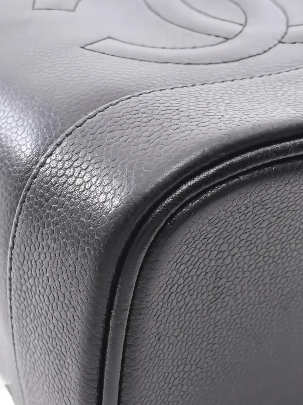1997-1999 Coco Mark Caviar Leather Vanity Bag