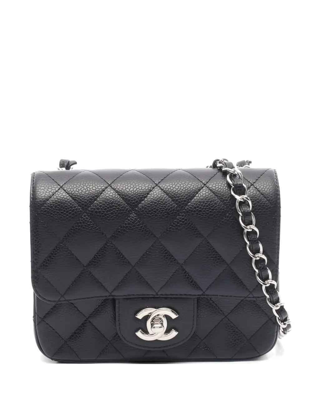 CHANEL Pre-Owned 2010-2011 Mini Square Classic Flap shoulder bag - Nero