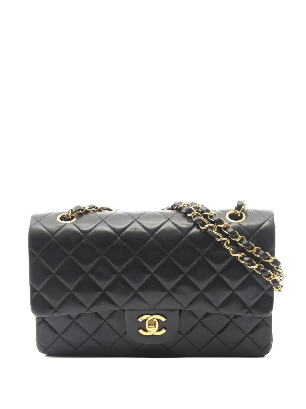 CHANEL Pre-Owned 1994-1996 Double Flap chain shoulder bag - Nero