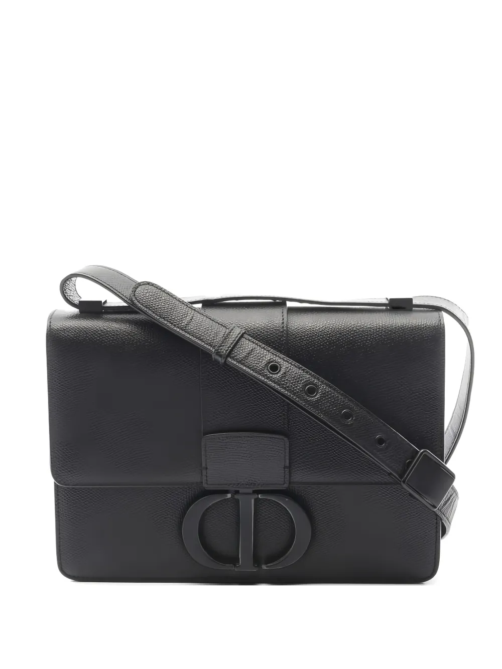 Christian Dior Pre-Owned 2010s 30 Montaigne leather satchel bag - Nero