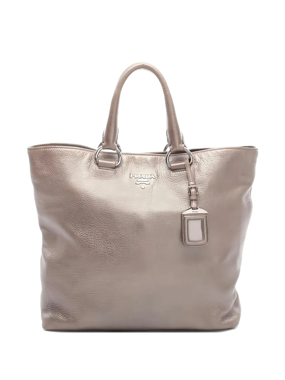 Prada Pre-Owned Borsa tote in pelle anni 2000 - Marrone