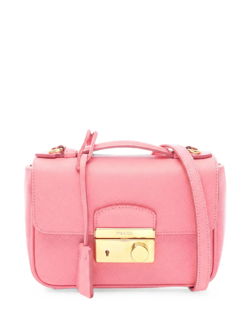 Prada Pre-Owned Borsa tote in pelle Saffiano anni 2000 - Rosa