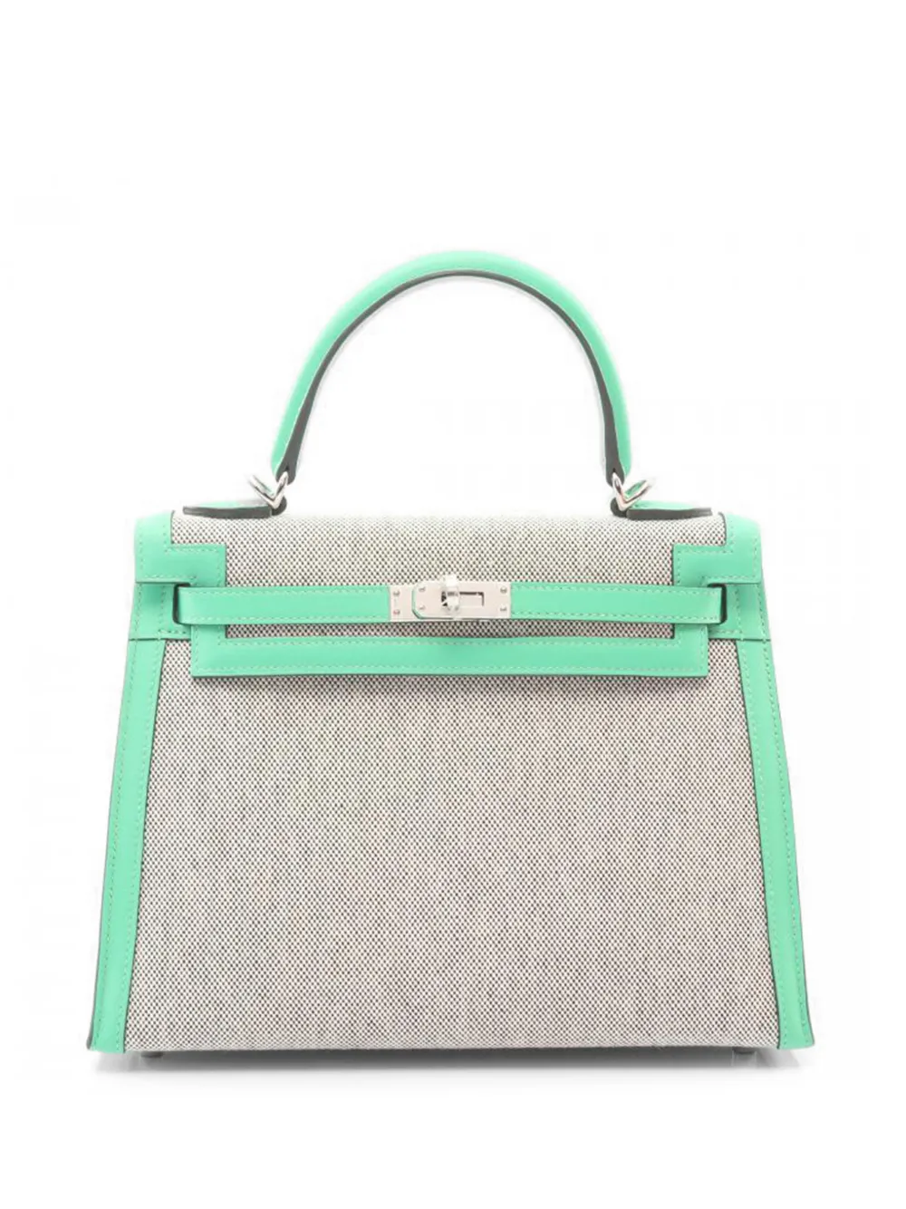 Hermès Pre-Owned 2024 25 Kelly leather 2way handbag - Neutrals