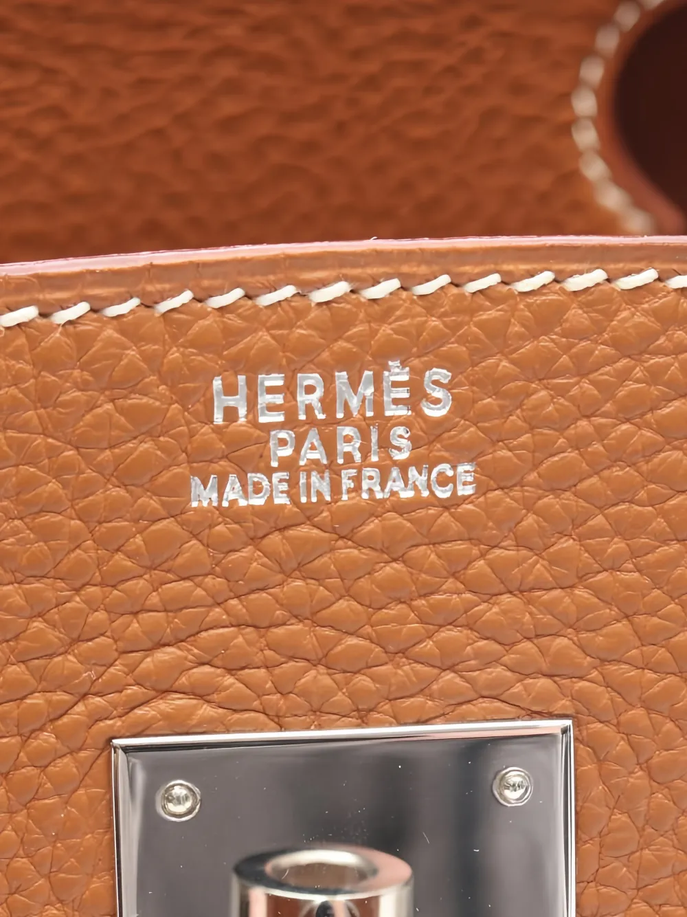 2002 30 Birkin Leather Tote Bag