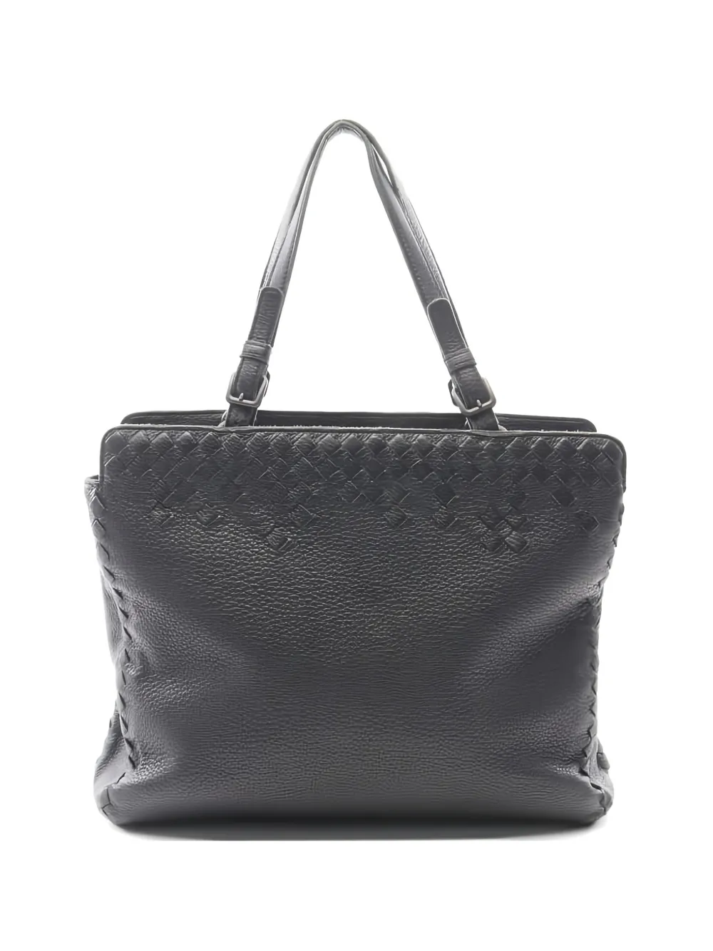 Bottega Veneta Pre-Owned Borsa tote con design Intrecciato anni 2000 - Nero