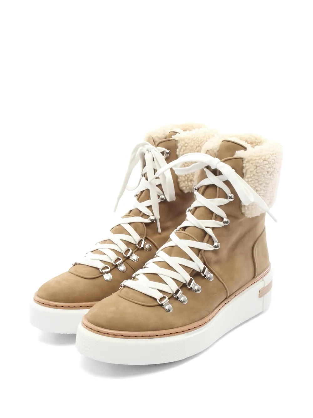 Hermès Pre-Owned 2010s Flocon boots – Neutrals