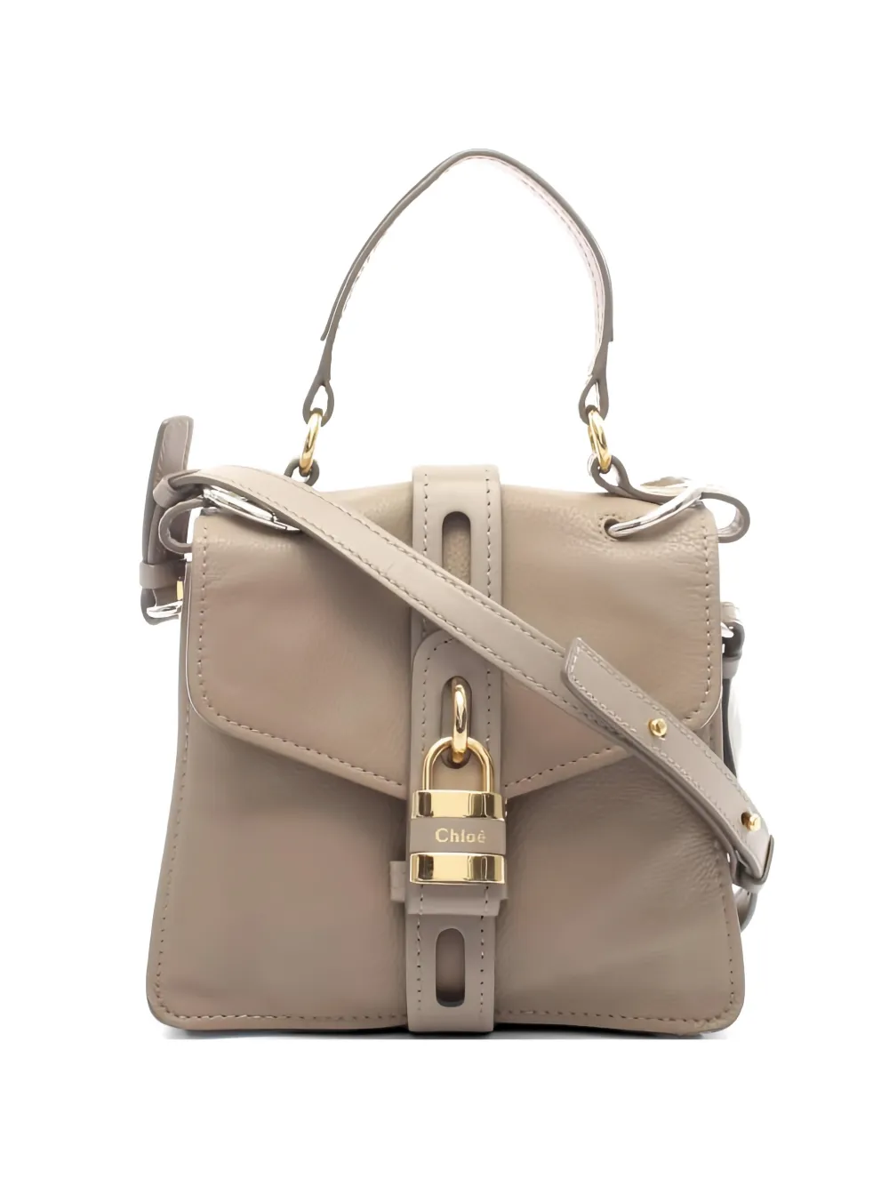 Chloé Pre-Owned Borsa tote in pelle anni 2000 - Toni neutri