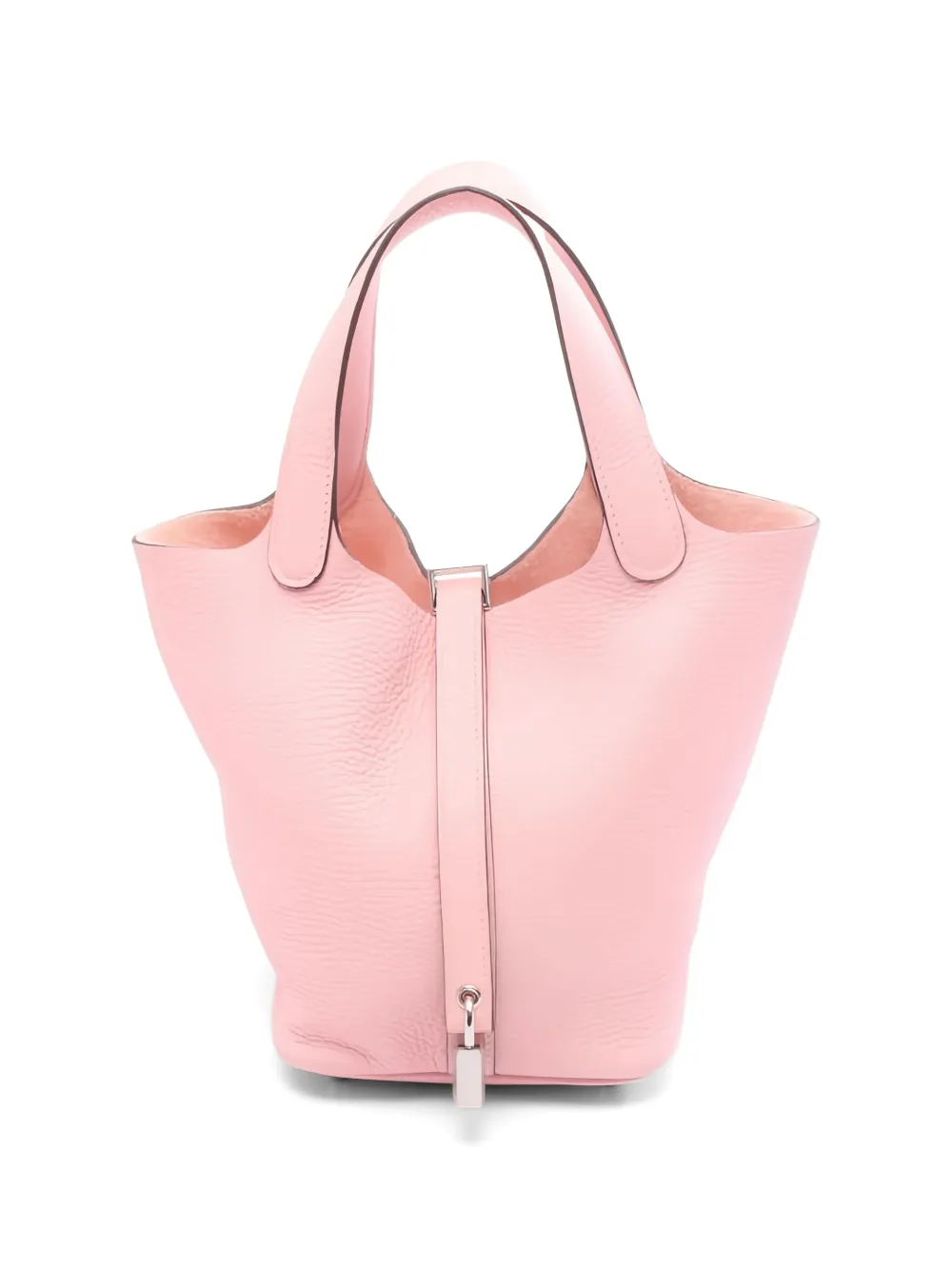 Hermès Pre-Owned 2023 PM Picotan Lock leather tote bag - Rosa