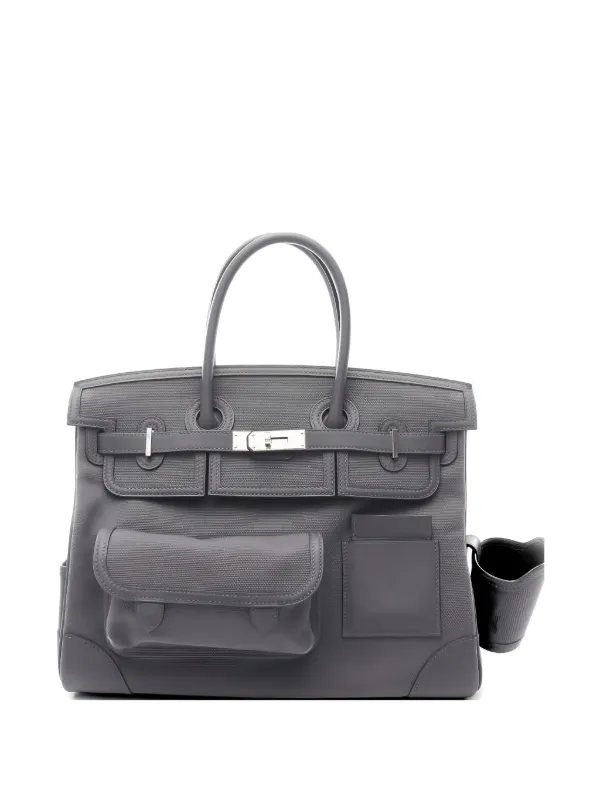 Hermès Pre-Owned 2025 バーキン カーゴ 35 グリミスティ ハンドバッグ