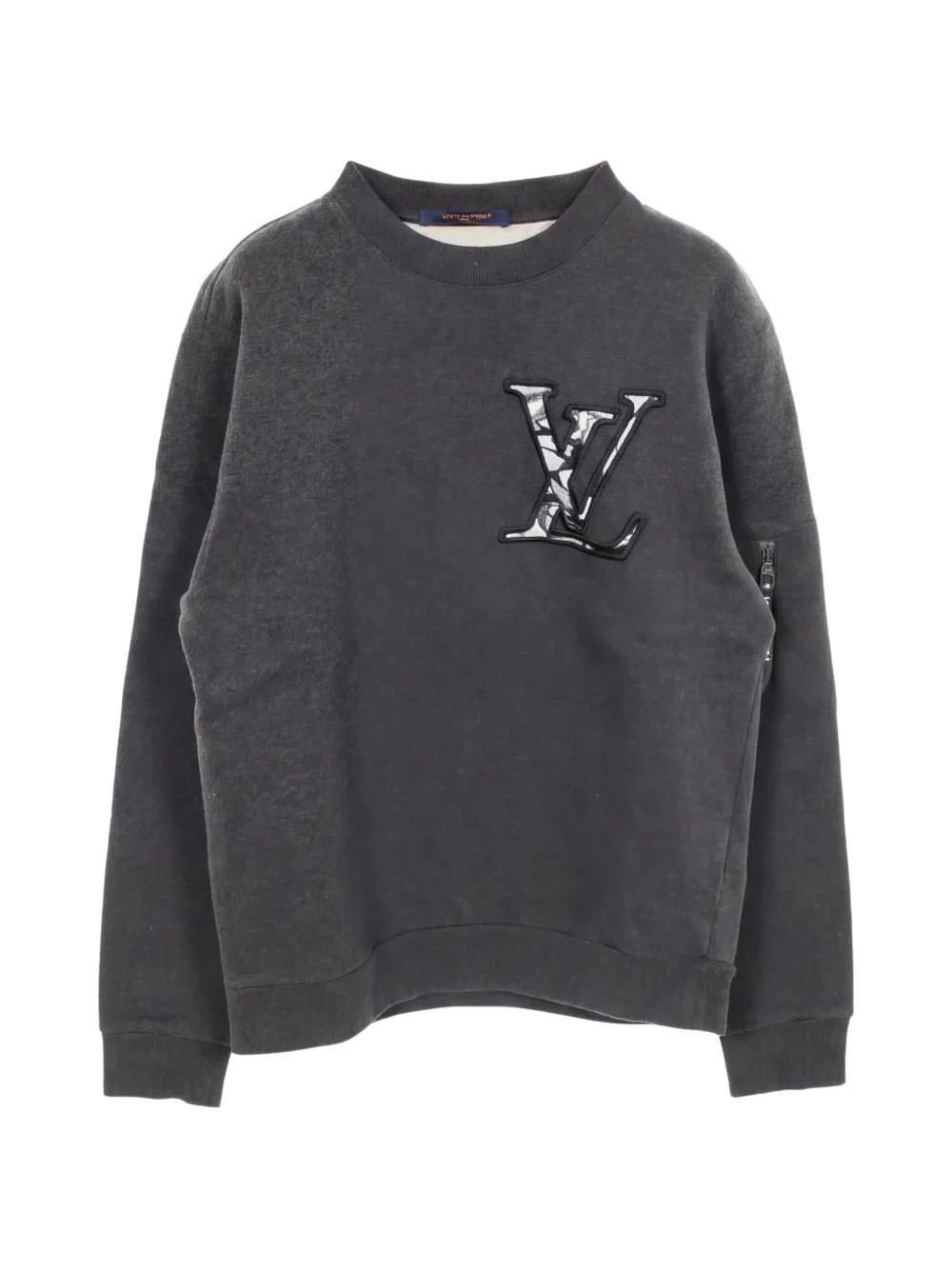Louis Vuitton Pre-Owned 2010s logo crew-neck sweatshirt - Grigio
