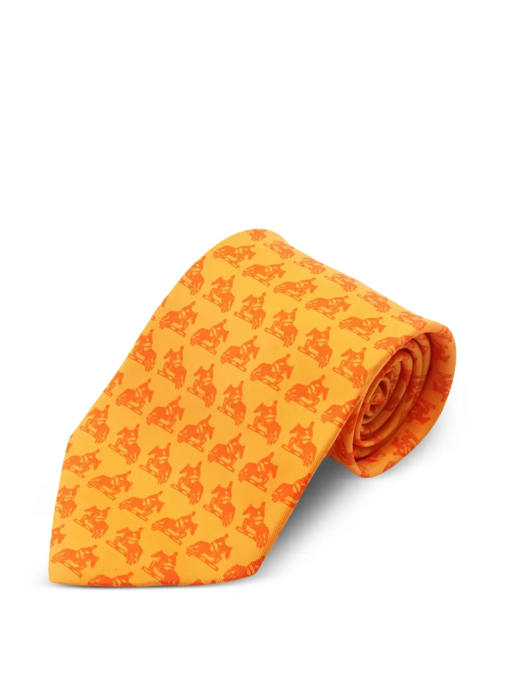 Hermès Pre-Owned Cravatta in seta anni 2010 - Arancione