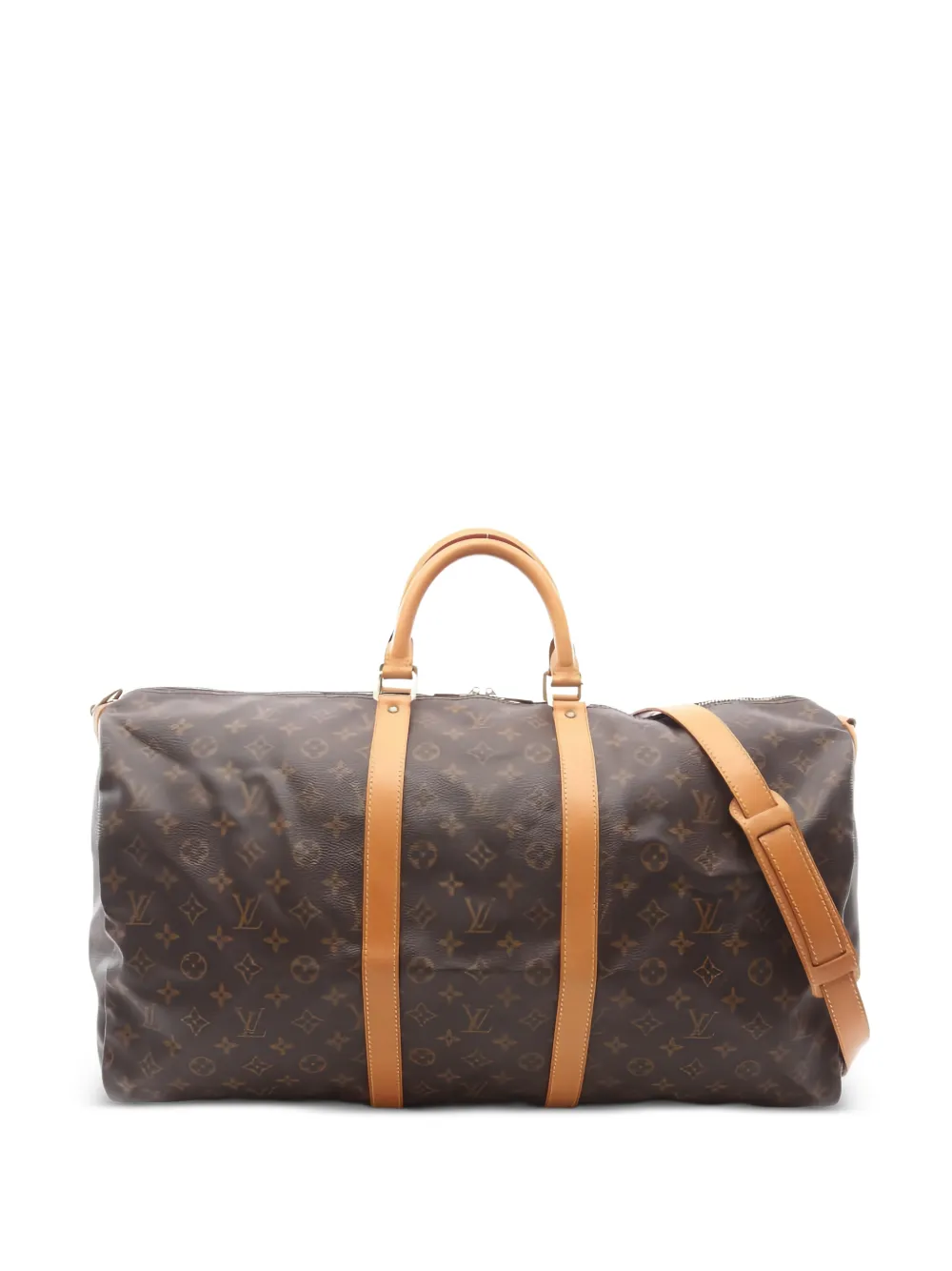 Louis Vuitton Pre-Owned 1993 Keepall Bandouliére 55 monogram leather boston holdall - Marrone
