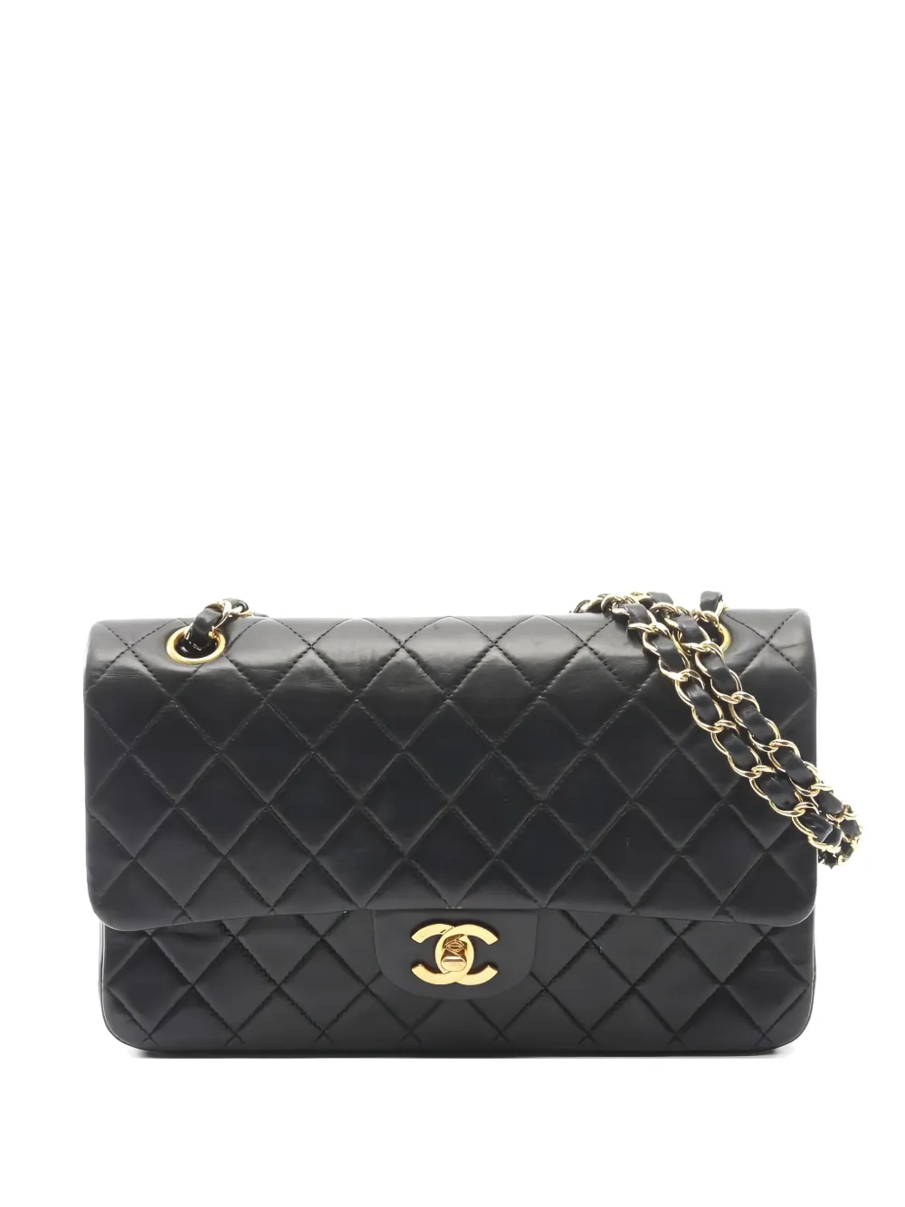 CHANEL Pre-Owned 2000s Double Flap matelasse chain shoulder bag - Nero