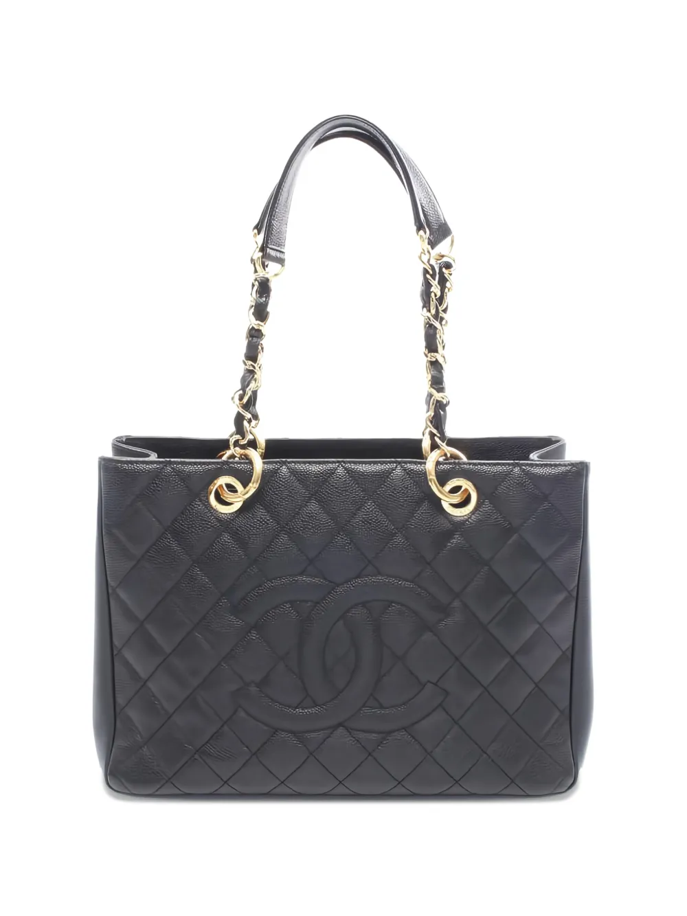 CHANEL Pre-Owned 2012-2013 diamond-quilting tote bag - Nero