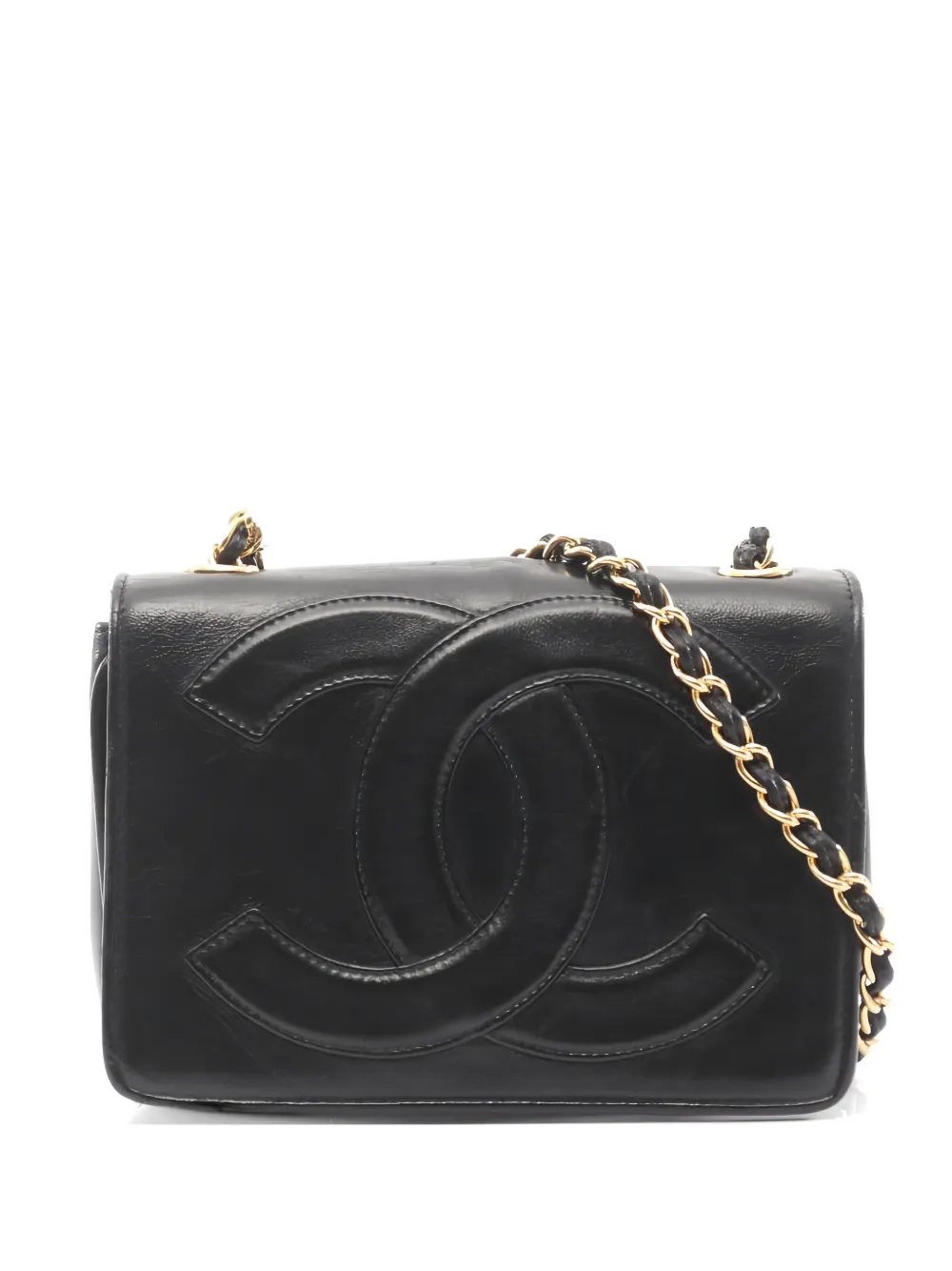 CHANEL Pre-Owned 1986-1989 CC Mania Flap leather shoulder bag - Nero