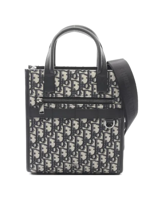 Christian Dior Pre-Owned Safari North-South Oblique leather tote bag