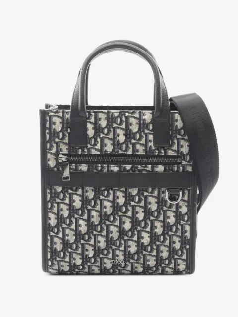 Christian Dior Pre-Owned sac cabas Safari North-South Oblique en cuir