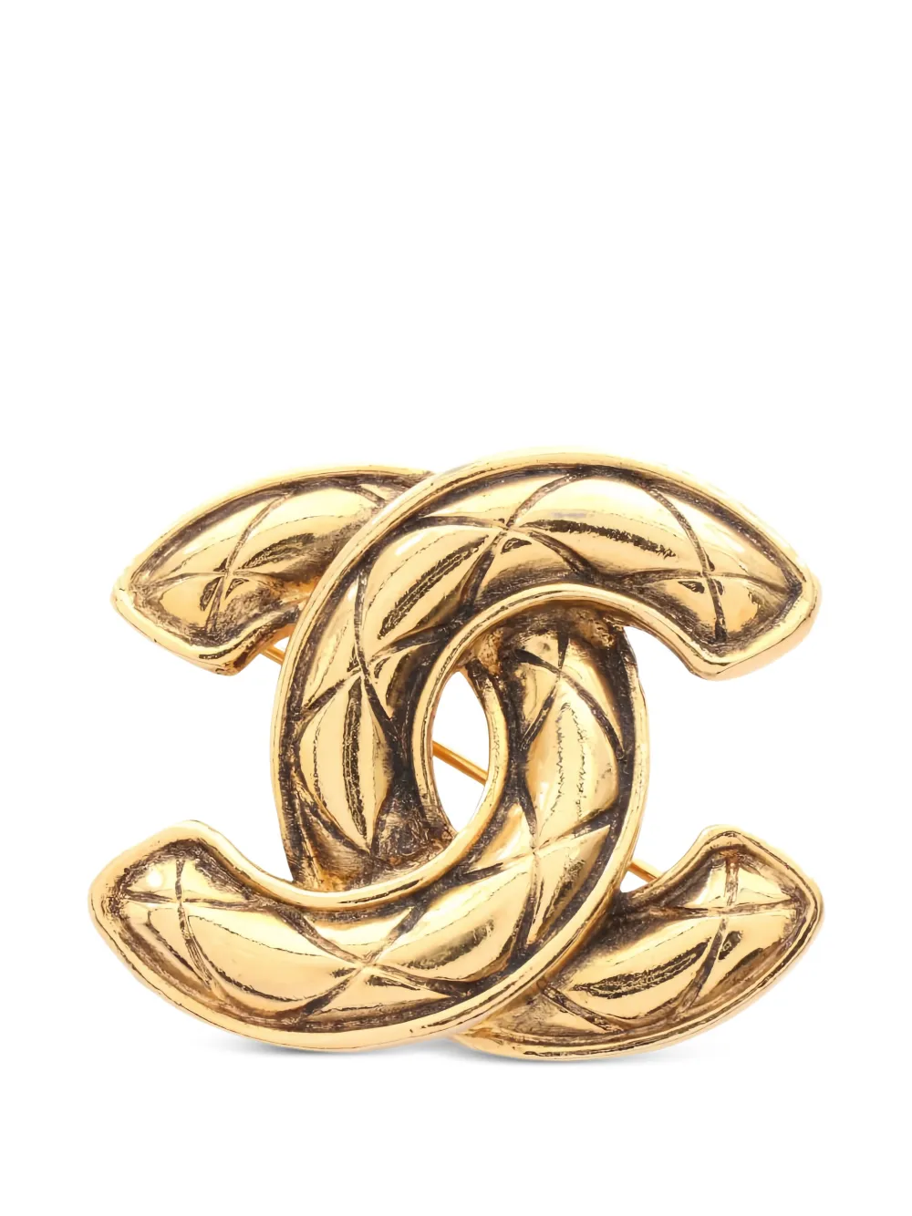 CHANEL Pre-Owned Spilla Coco Mark 1986-1988 - Oro