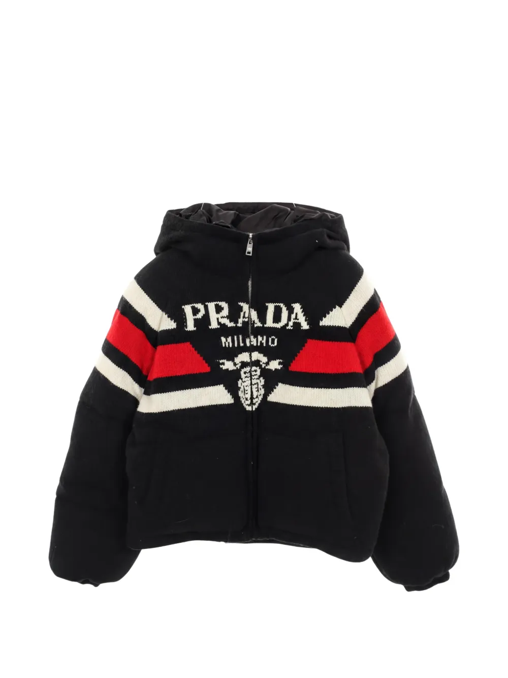 Prada Pre-Owned Giacca con cappuccio anni 2000 - Nero