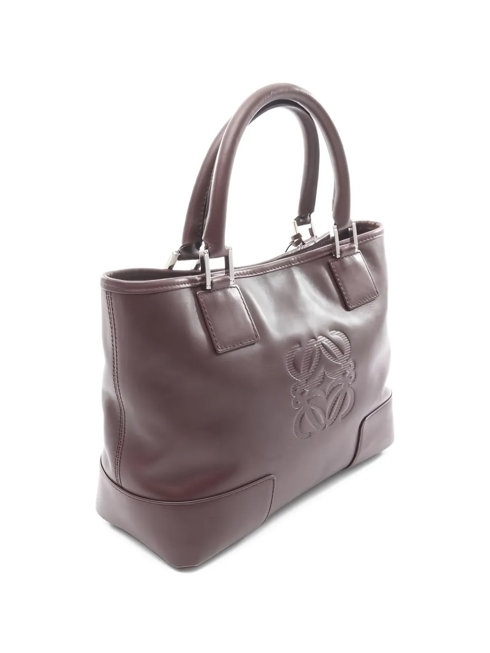  Loewe Pre-owned 2000s Amazona Justa Tote Bag - Brown 