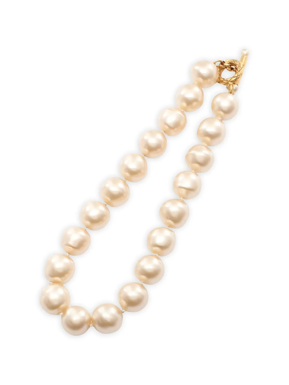 CHANEL Pre-Owned 1986-1988 faux-pearl necklace - Toni neutri