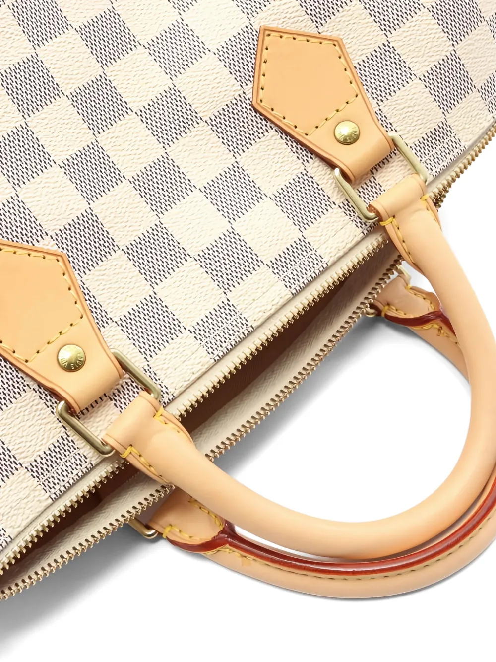  Louis Vuitton Pre-owned 2006 30 Speedy Damier Azur Handbag - White 