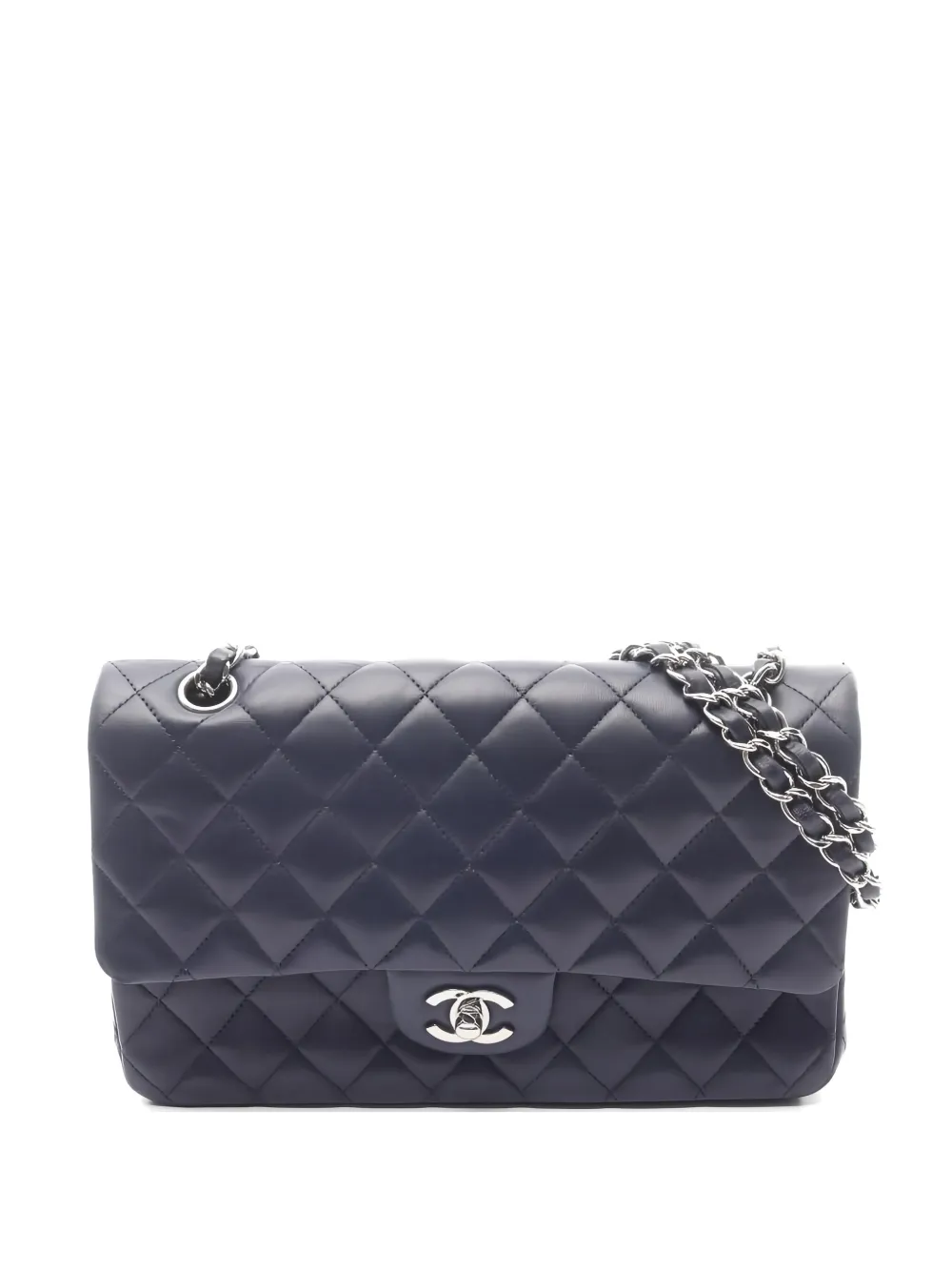 CHANEL Pre-Owned 2009 matelasse chain shoulder bag - Blu