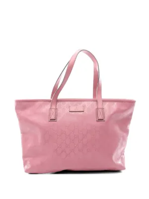 Gucci Pre-Owned 2000-2015 Small GG Imprime Joy Tote Bag | Pink