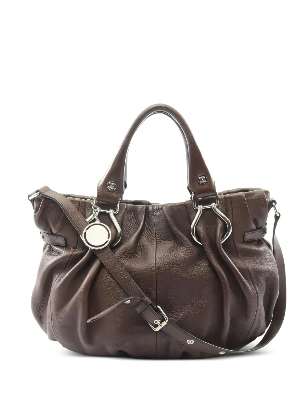 Celine Pre-Owned Borsa tote Pillow piccola in pelle anni 2000 - Marrone