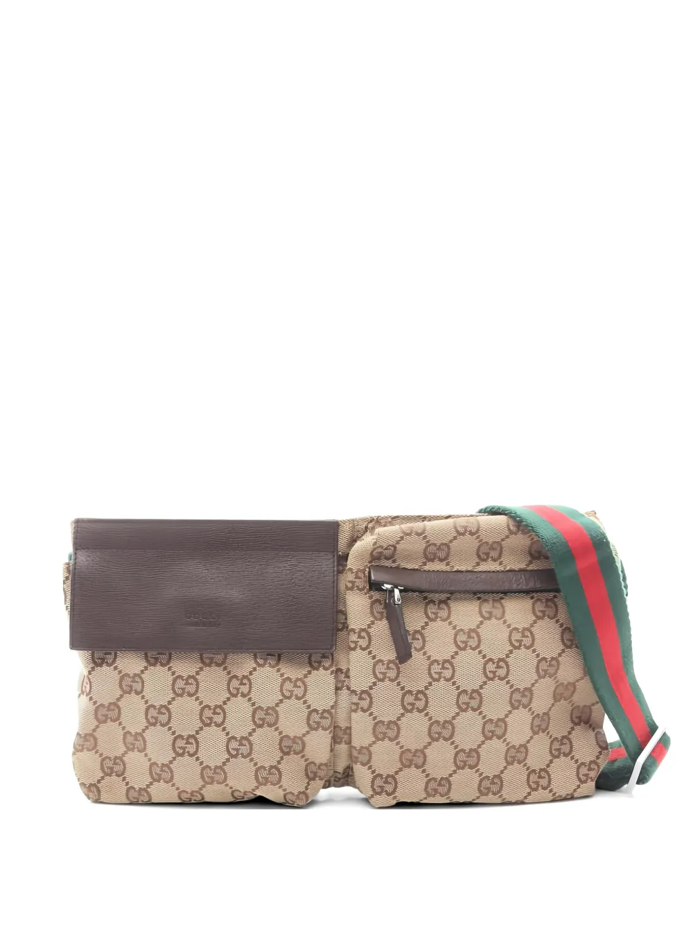 Gucci Pre-Owned Borsa a tracolla GG anni con decorazione Web 2000 - Toni neutri