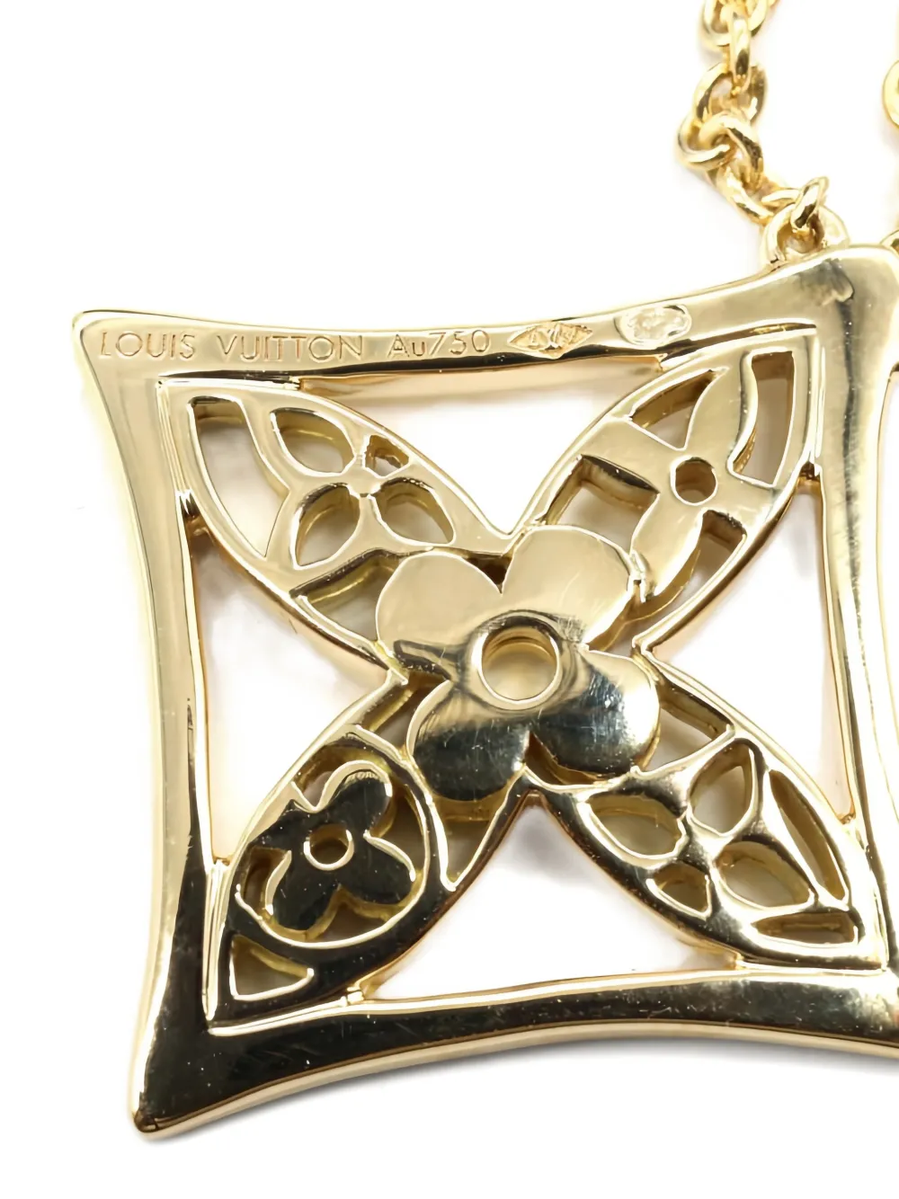 2010s Monogram Pendant Necklace