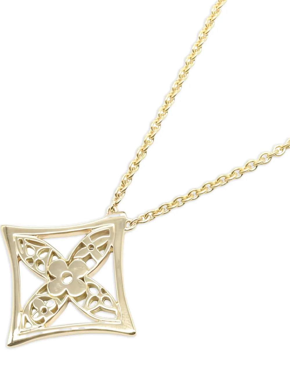 2010s Monogram Pendant Necklace